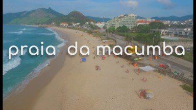 Rio de Janeiro: Praia da Macumba vista de cima