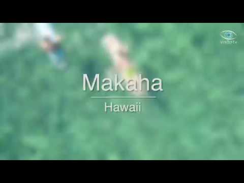Havaí: Makaha Beach vista de cima