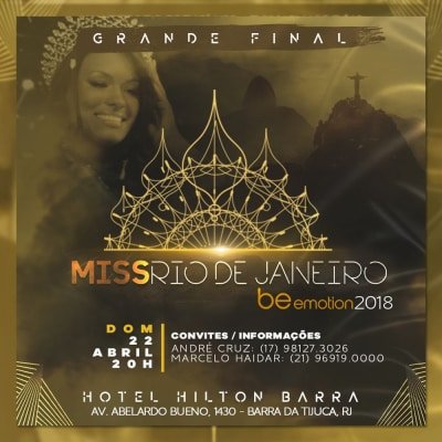 Miss Rio de Janeiro Be Emotion 2018