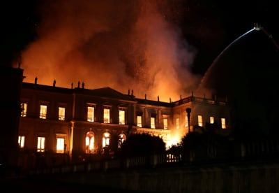 Incêndio destrói o Museu Nacional, o maior acervo da América Latina