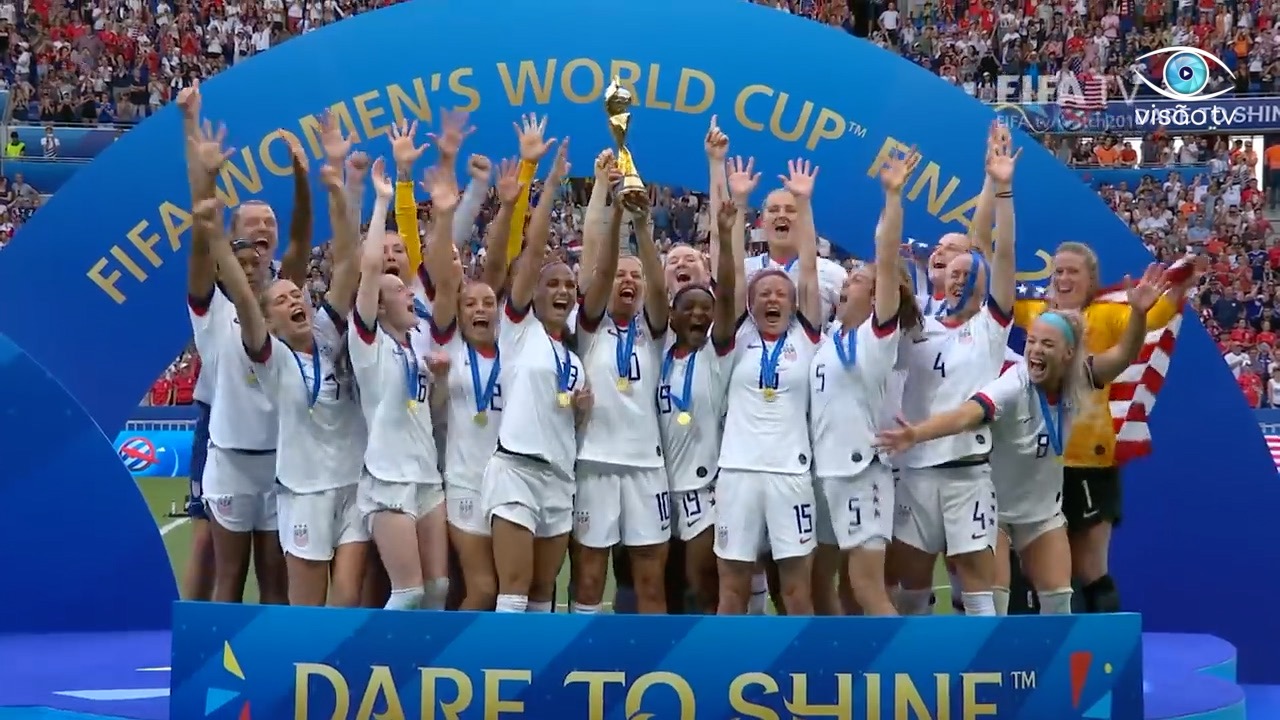 É tetra! USA vence a Holanda e faturam a Copa do Mundo no futebol feminino