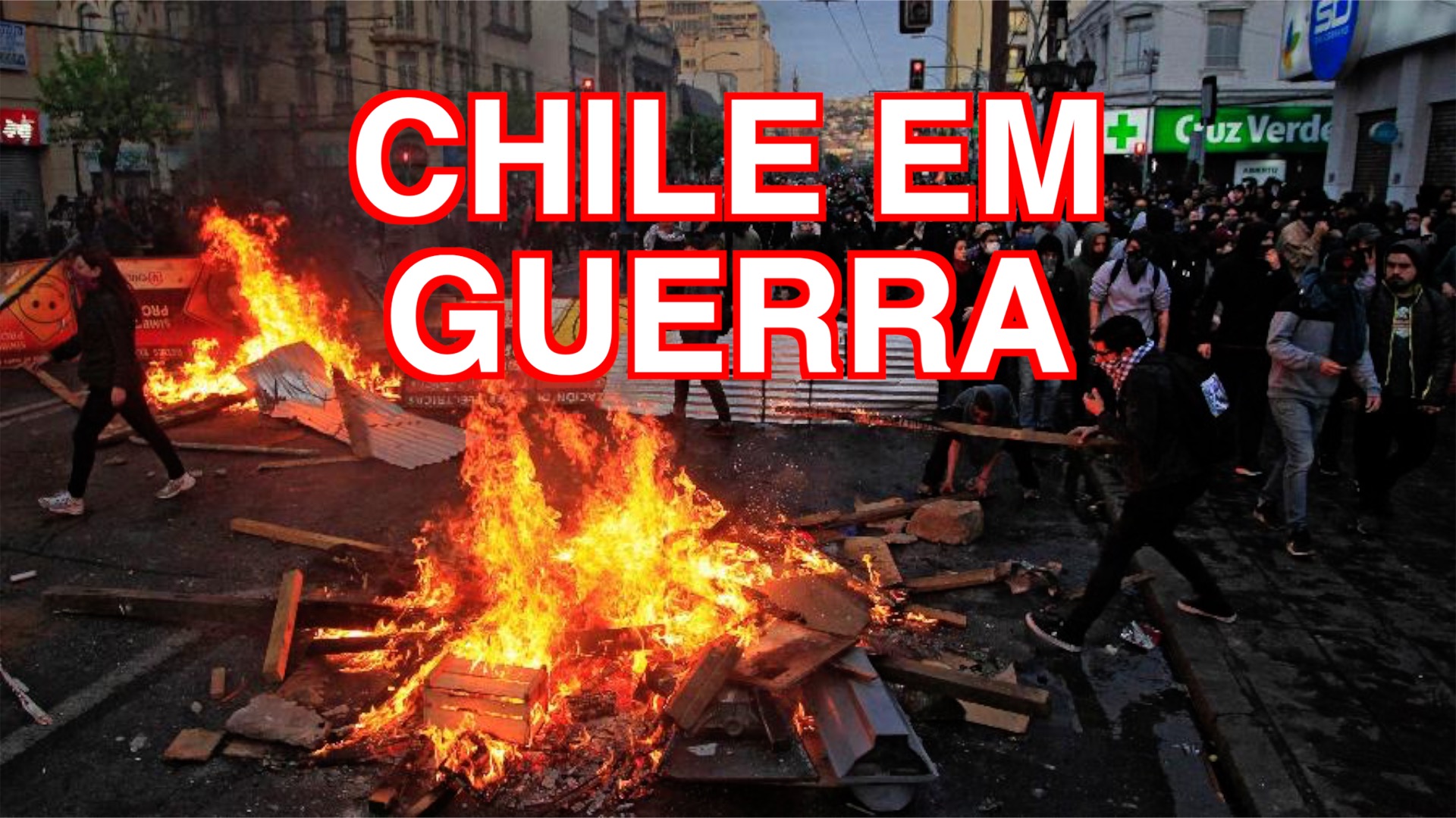 Chile: tensão, violência, um país em guerra