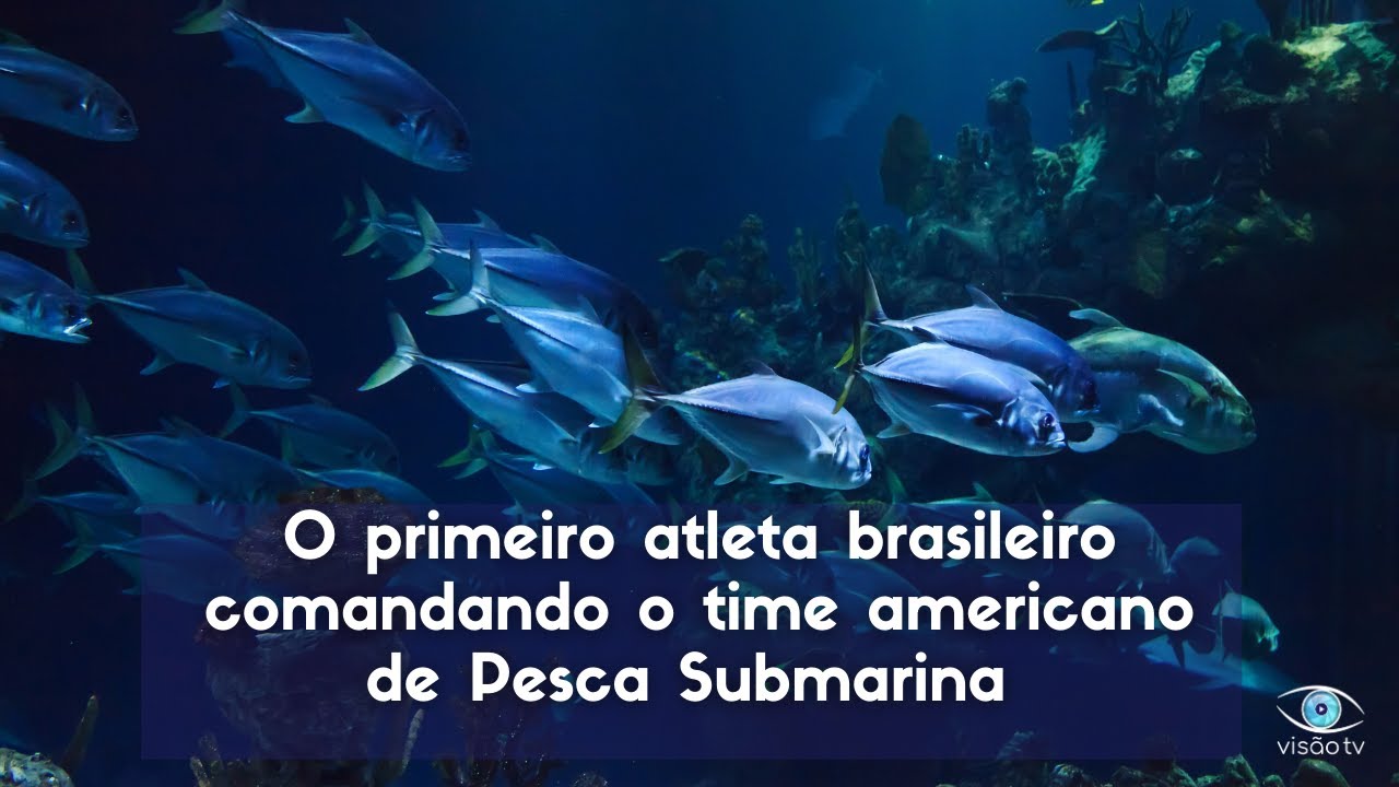 O primeiro atleta brasileiro comandando o time americano de Pesca Submarina