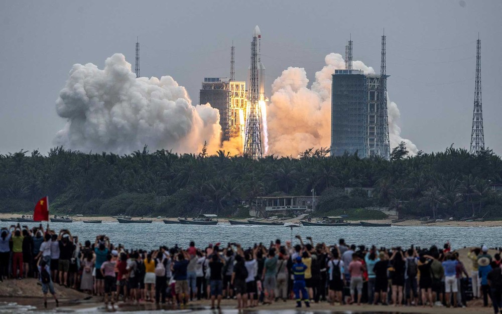 China faz lançamento do primeiro módulo de futura estação espacial do país