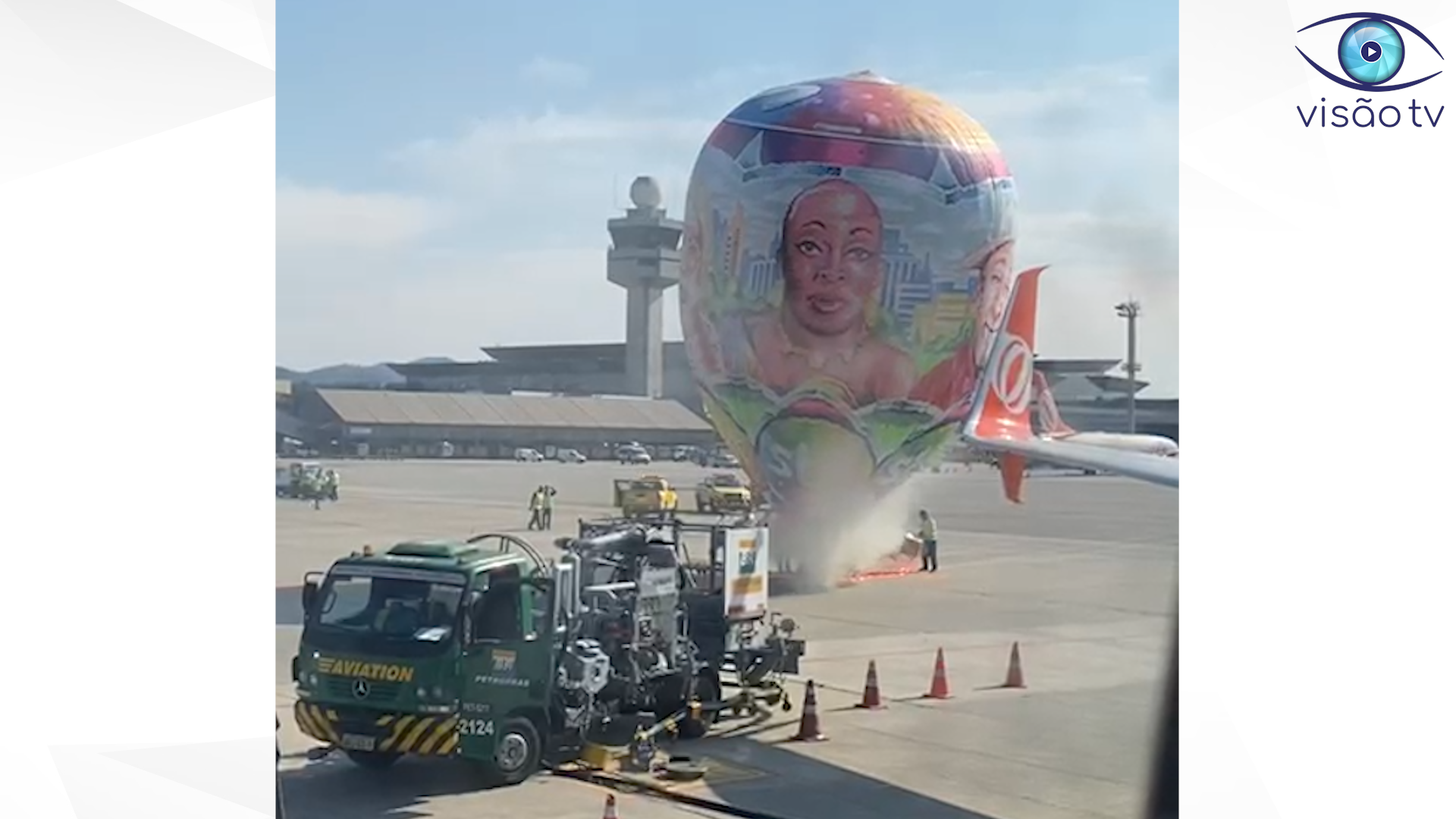 Balão cai no Aeroporto Internacional de Guarulhos e causa apreensão