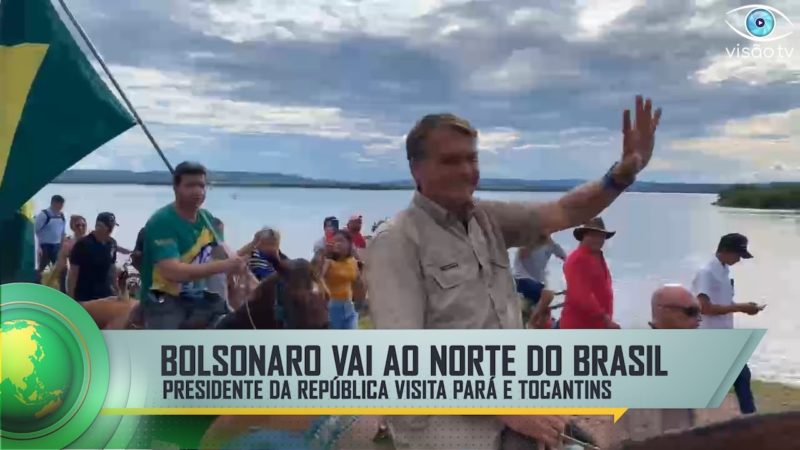 Bolsonaro vai ao Pará e a Tocantins, é recebido por multidão e até anda a cavalo com população!
