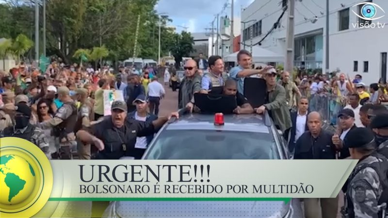 Bolsonaro vai à Bahia apresentar Obras Sociais do projeto Irmã Dulce e é recebido por MULTIDÃO!!