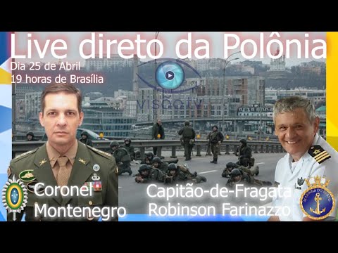 Coronel Montenegro e Capitão Farinazzo falam sobre Guerra na Ucrânia, direto da Polônia!
