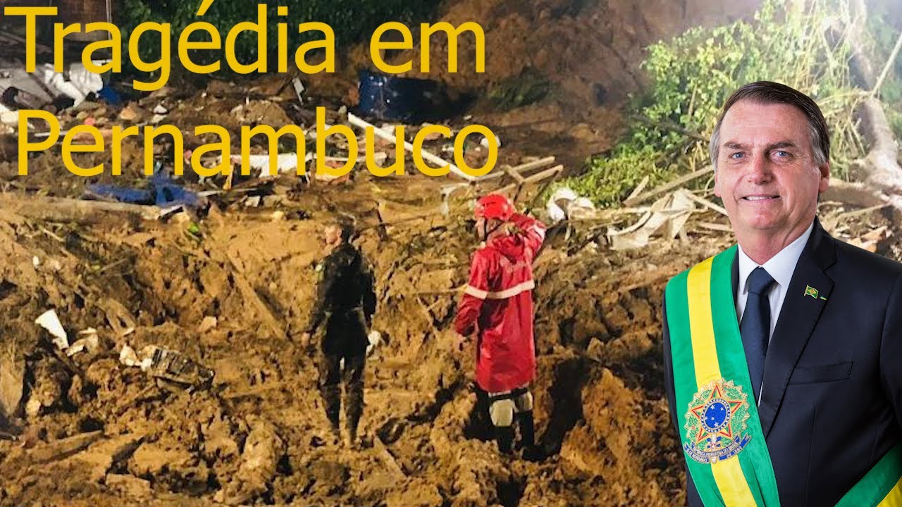 Desastre em Pernambuco: Bolsonaro tenta pousar em área devastada