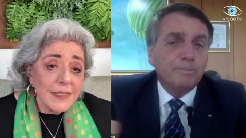 Bolsonaro fala com Leda Nagle