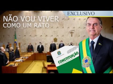 Bolsonaro revoltado: Não vou fugir como um rato