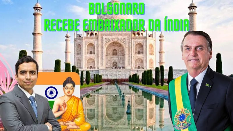 SHORTS!!! Bolsonaro recebe Embaixador da Índia, em Brasília