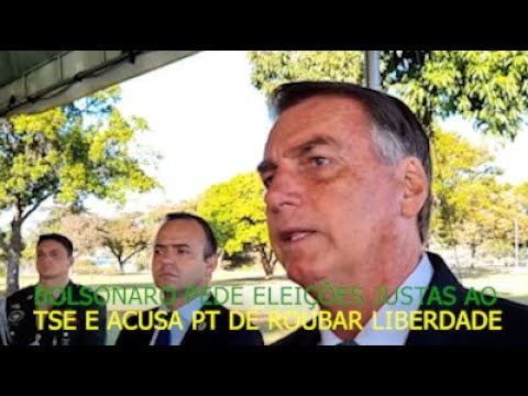 URGENTE!! Bolsonaro fala sobre roubo da liberdade do povo brasileiro pelo PT e pede eleições limpas