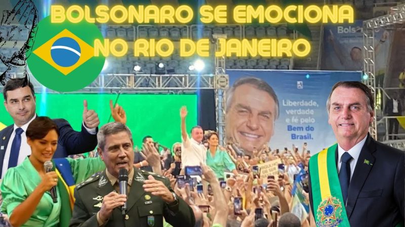 Bolsonaro anuncia candidatura à presidência com Braga Netto em Convenção do PL, no Rio de Janeiro