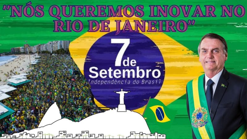 Bolsonaro convoca todos os brasileiros para às ruas no 7 de Setembro, em Copacabana/RJ
