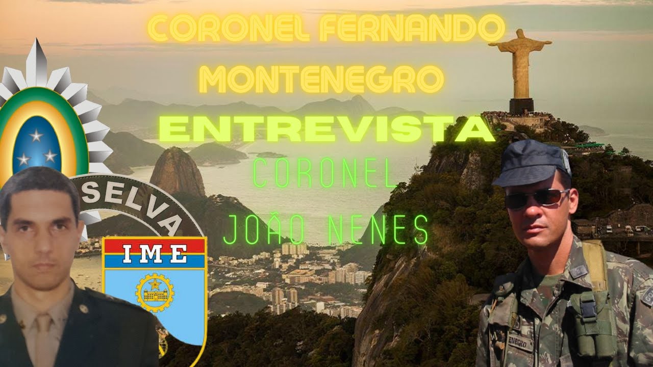 Coronel Fernando Montenegro entrevista Coronel João Neves, candidato a Deputado, no Rio de Janeiro