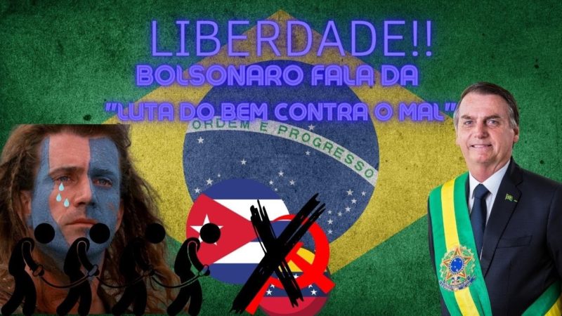 URGENTE!! Bolsonaro se emociona em discurso e fala sobre, “Luta do Bem contra o Mal”.