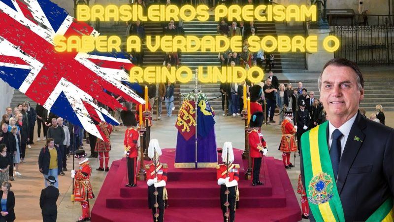 Bolsonaro dá adeus à Rainha e mostra surpresa ao povo brasileiro