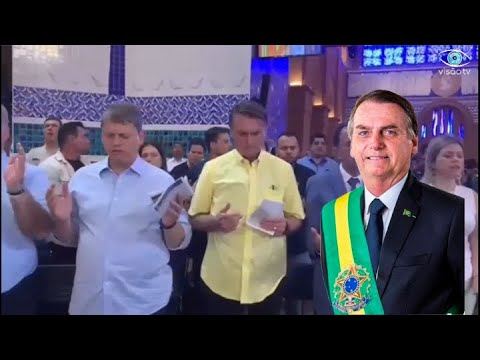 Bolsonaro vai com Tarcísio ao Santuário de N.S Aparecida